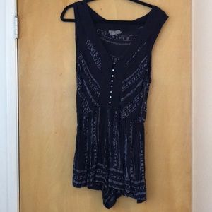Printed Romper (Medium)